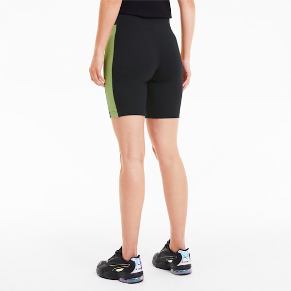 Black puma online biker shorts