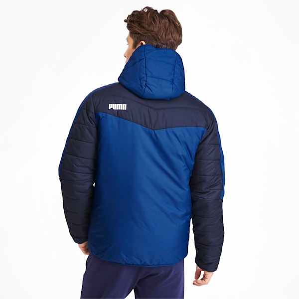 warmCELL Men's Padded Jacket, Galaxy Blue-Peacoat, extralarge