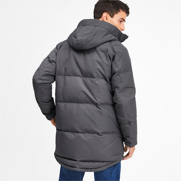 Oversize 500 Down Hooded Men's Jacket, CASTLEROCK, extralarge-IND