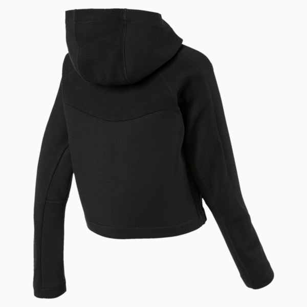 Evostripe Long Sleeve Women's Hoodie, Puma Black, extralarge-IND