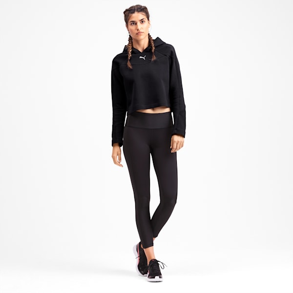 Evostripe Long Sleeve Women's Hoodie, Puma Black, extralarge-IND