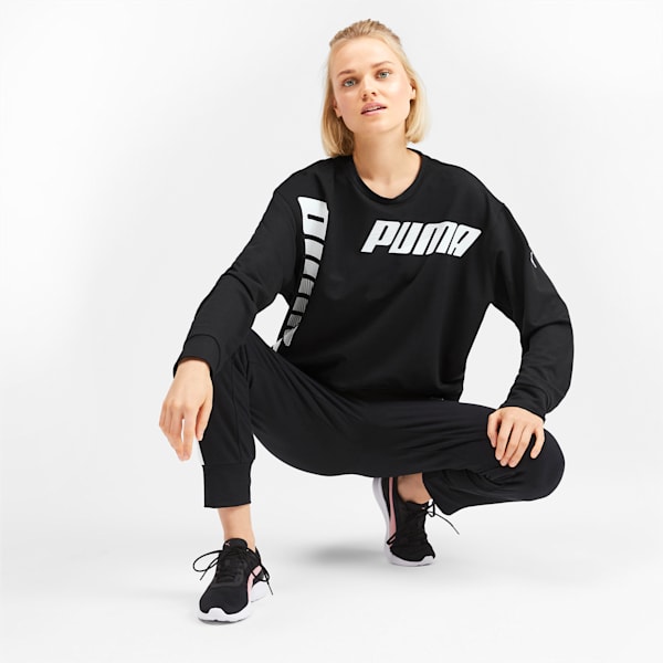 Modern Sport dryCELL Women's Sweatshirt, Puma Black, extralarge-IND