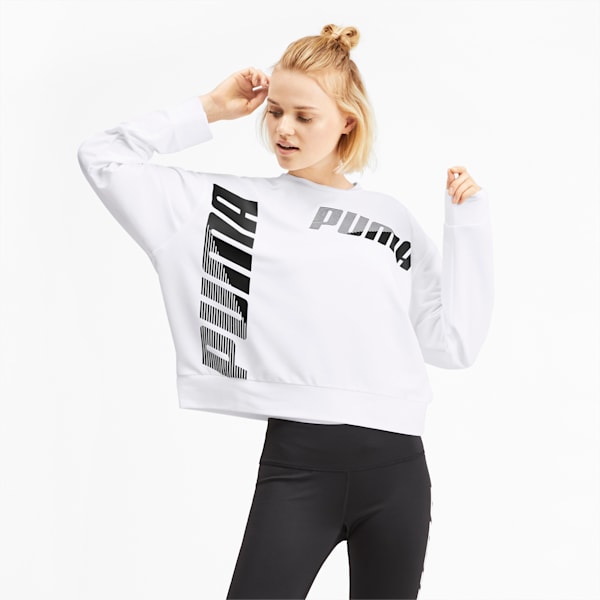 Modern Sport dryCELL Women's Sweatshirt, Puma White, extralarge-IND