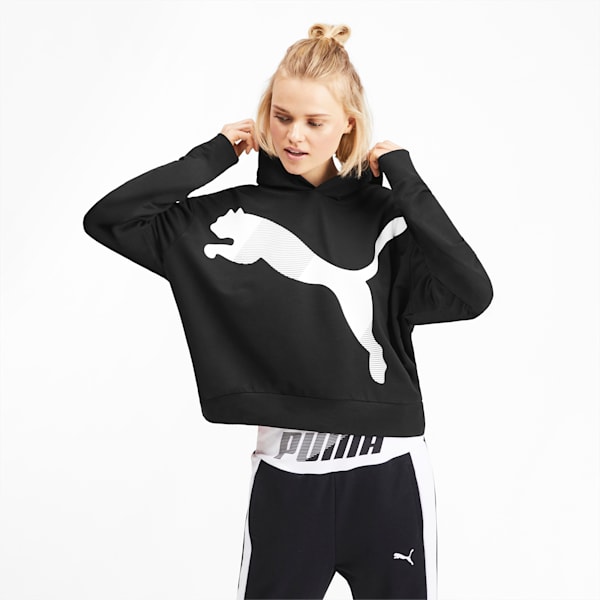 Modern Sports Women's Hoodie, Puma Black, extralarge