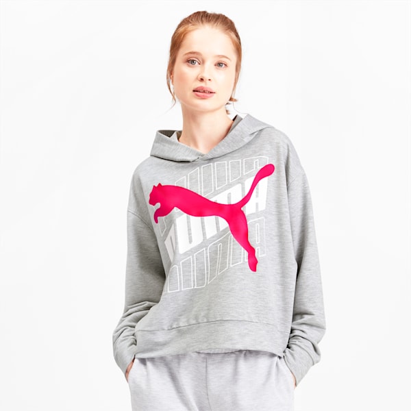 Modern Sports Women's Hoodie, Light Gray Heather, extralarge