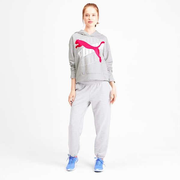 Modern Sports Women's Hoodie, Light Gray Heather, extralarge