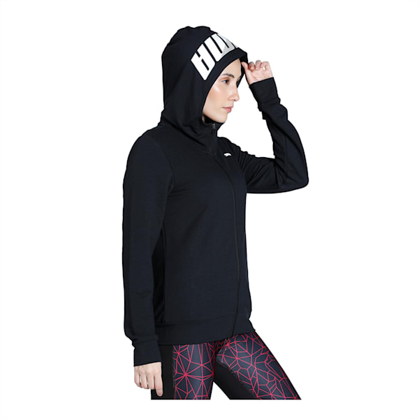 Modern Sport dryCELL Graphic Women's Full Zip Hoodie, Puma Black