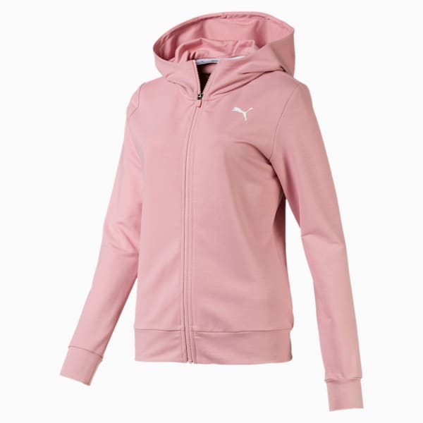 Modern Sport dryCELL Graphic Women's Full Zip Hoodie, Bridal Rose, extralarge-IND