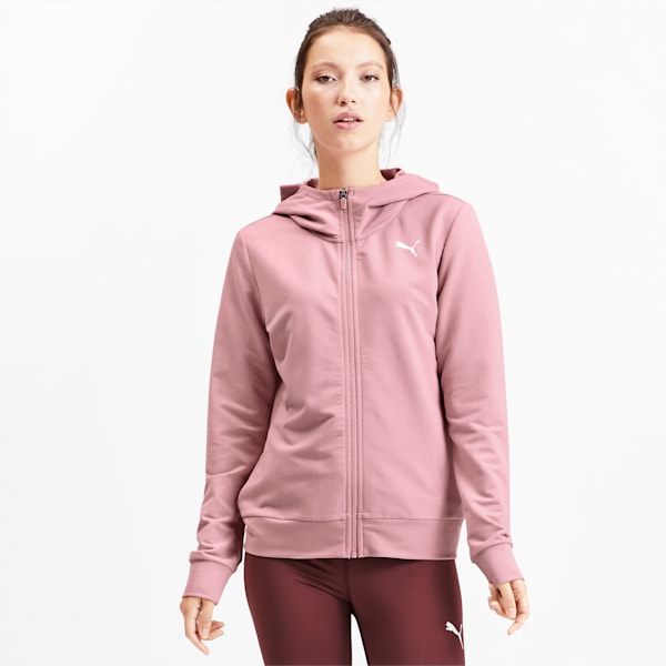 Modern Sport dryCELL Graphic Women's Full Zip Hoodie, Bridal Rose, extralarge-IND