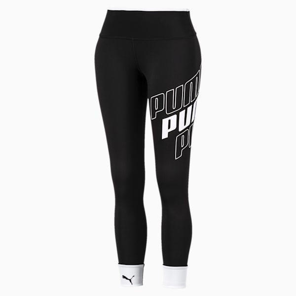 Modern Sports Women's Leggings, Puma Black-Puma White, extralarge