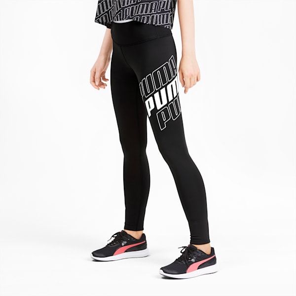 Modern Sports Women's Leggings, Puma Black-Puma White, extralarge