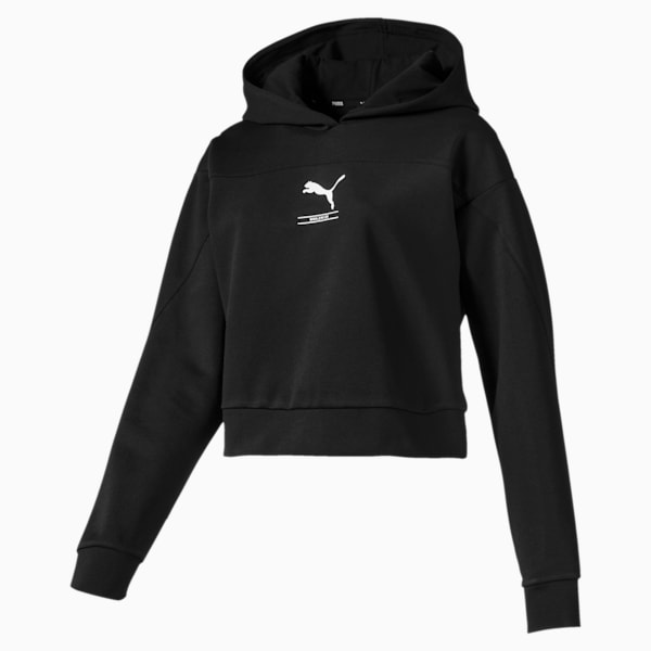 NU-TILITY Women's Hoodie, Puma Black, extralarge