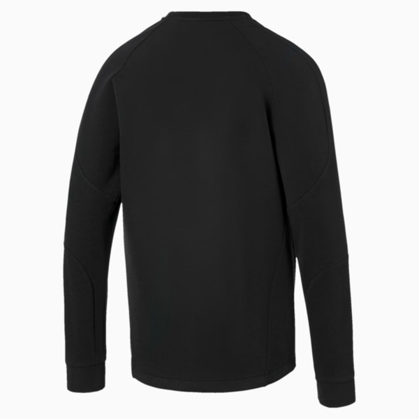 Evostripe Men's Crewneck Sweatshirt, Puma Black, extralarge