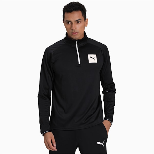 Tec Half Zip Men's Pullover, Puma Black, extralarge-IND