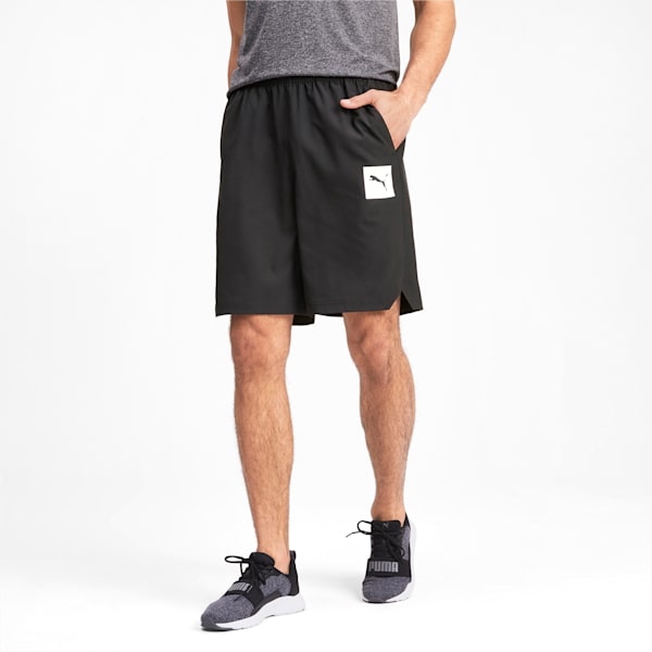 Tec Sports Men's Woven Shorts, Puma Black, extralarge-IND
