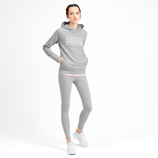 Athletics Women's Hoodie, Light Gray Heather, extralarge