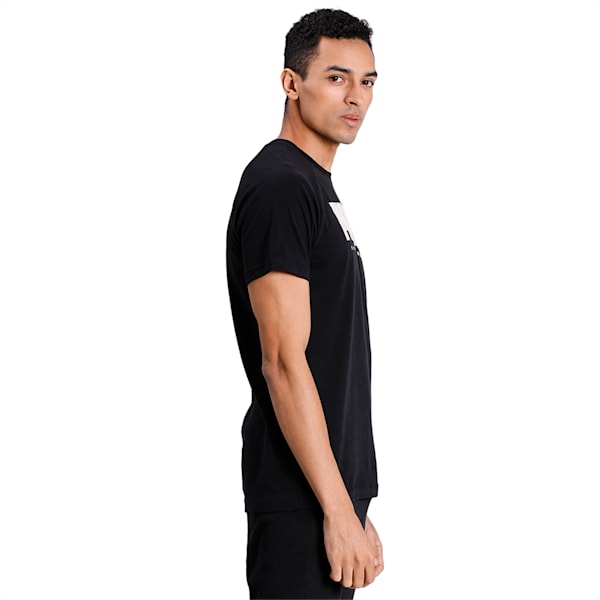 Athletics Men's Raglan Sleeves T-Shirt, Puma Black