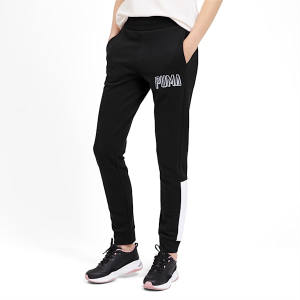 Puma Dry Cell Black Net Mesh Athletic Jogger Pants Women Size M NEW wi -  beyond exchange