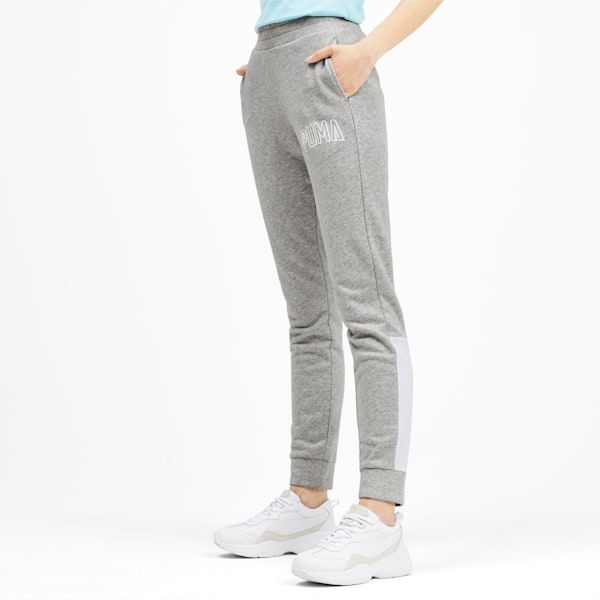 Athletic Women's Pants, Light Gray Heather, extralarge