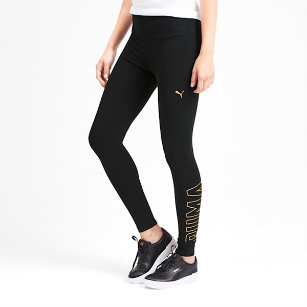 Athletics Women's Leggings, Puma Black, extralarge