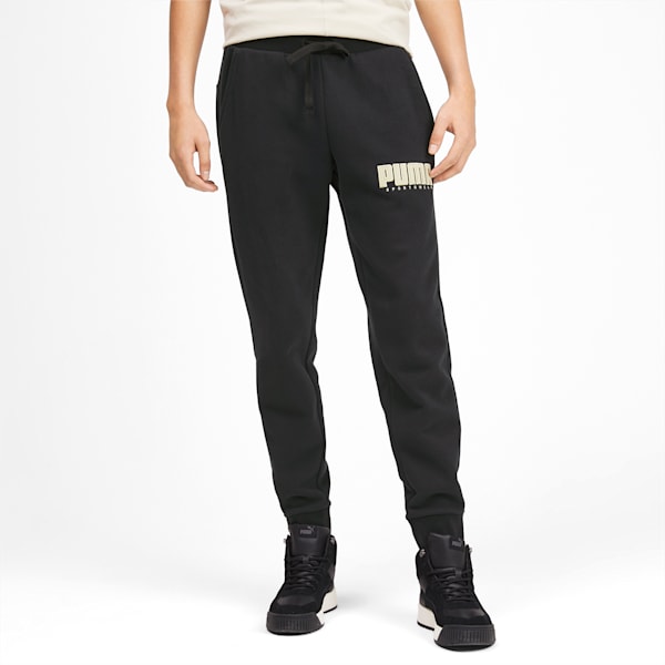 Athletics Men's Fleece Pants, Puma Black, extralarge