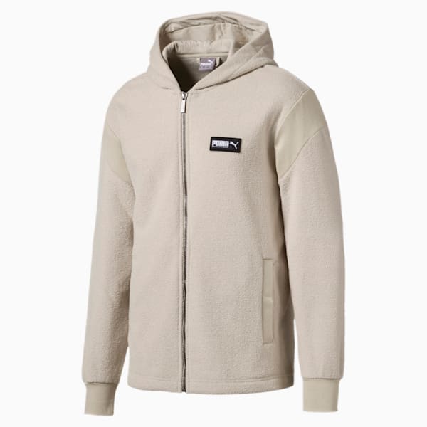 Fusion Men's Hooded Jacket, Overcast, extralarge