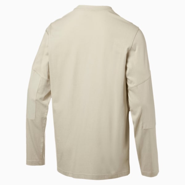 NU-TILITY Men's Long Sleeve Tee, Overcast, extralarge