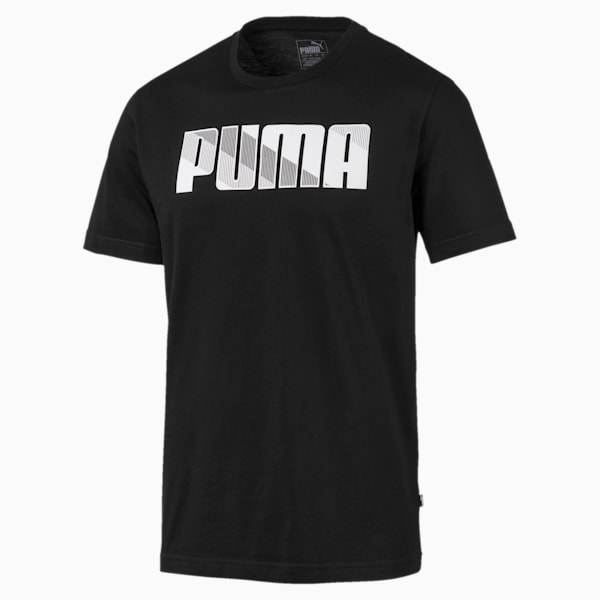 Brand Graphic Men's Tee, Puma Black, extralarge