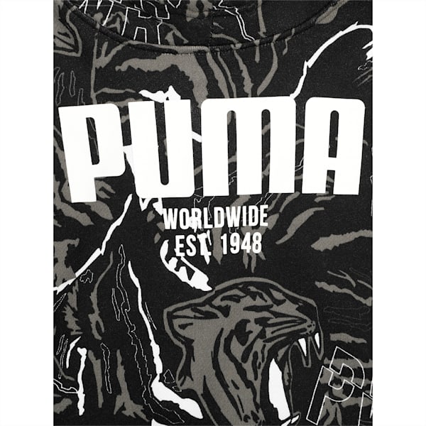 Boys' Alpha Hoodie, Puma Black