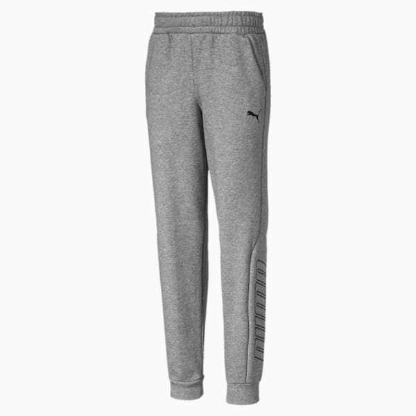 Alpha Boys' Sweatpants, Medium Gray Heather, extralarge-IND