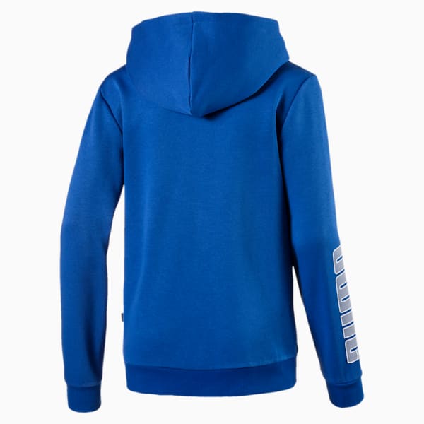 Boys' Sweat Jacket, Galaxy Blue, extralarge-IND