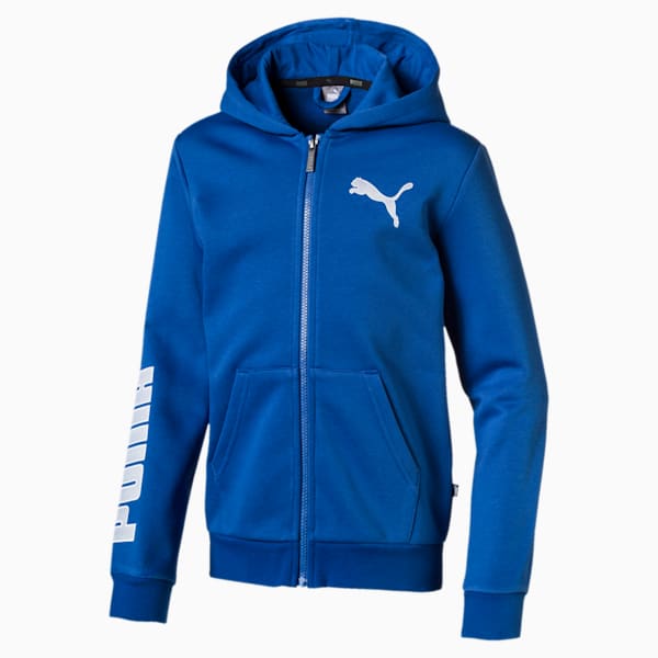 Puma blue sweat jacket online