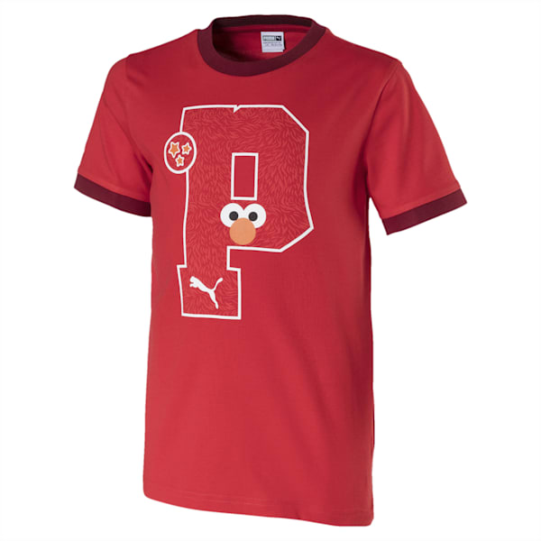 Sesame Street Graphic Boys' Tee, High Risk Red, extralarge-IND