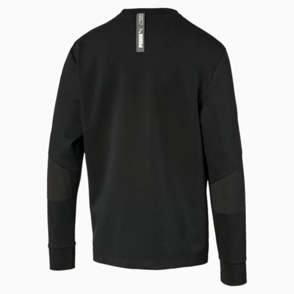 NU-TILITY Men's Crewneck Sweatshirt, Puma Black, extralarge