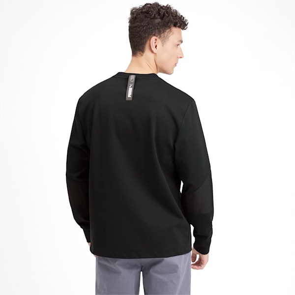 NU-TILITY Men's Crewneck Sweatshirt, Puma Black, extralarge