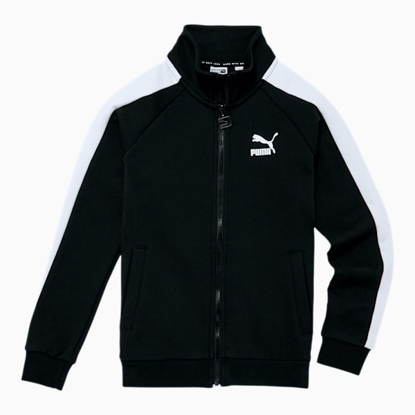 Iconic T7 Boys' Track Jacket JR, Puma Black, extralarge