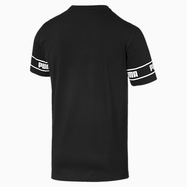 Amplified Men's Big Logo Tee, Puma Black, extralarge