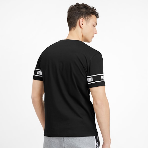 Amplified Men's Big Logo Tee, Puma Black, extralarge