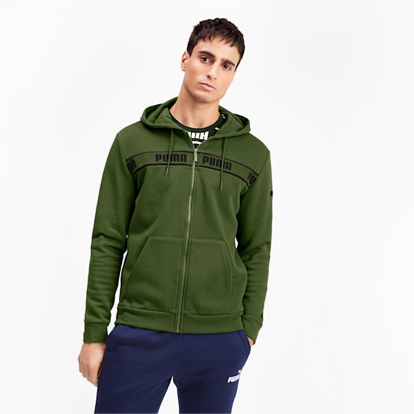 Amplified Fleece Hooded Men s Sweat Jacket