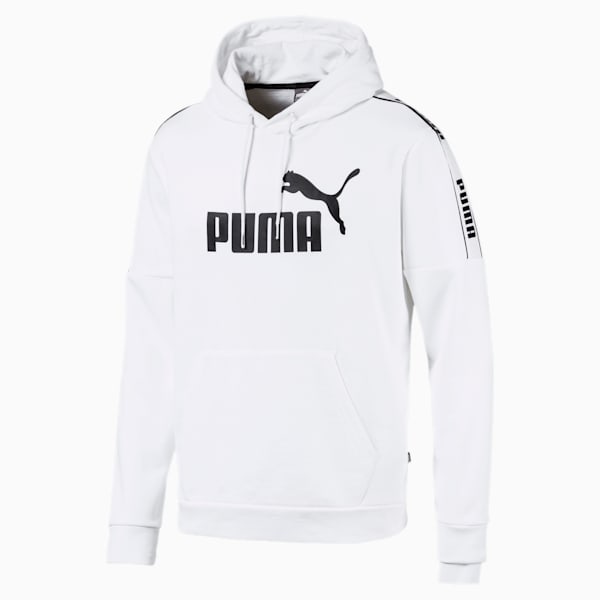 Amplified Men's Hoodie, Puma White, extralarge