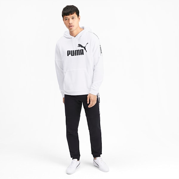Amplified Men's Hoodie, Puma White, extralarge