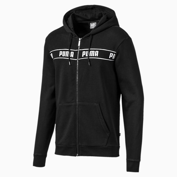 Amplified Men's Hooded Jacket, Puma Black, extralarge