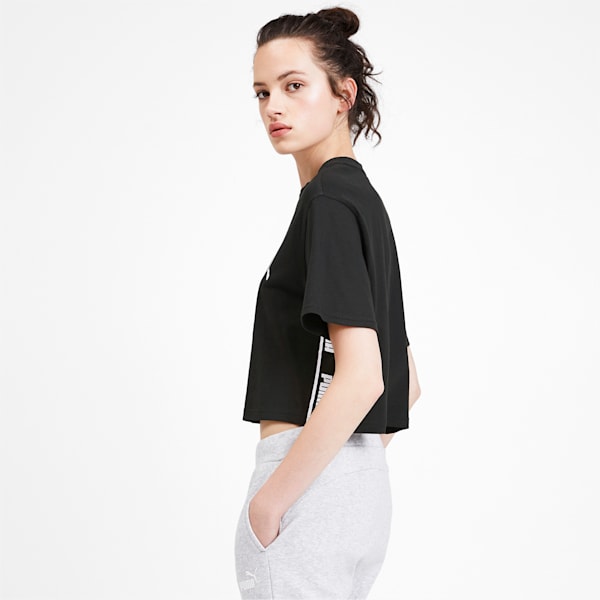 puma amplified cropped tee