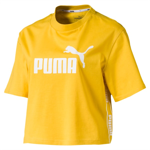 Puma amplified cropped tee best sale