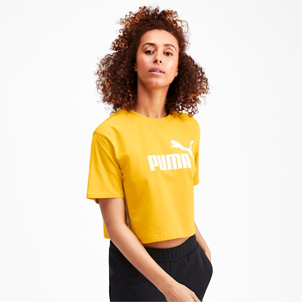 Amplified Cropped Women's Tee, Sulphur, extralarge-IND