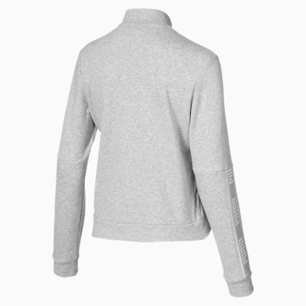 Amplified Women's Full Zip Jacket, Light Gray Heather, extralarge