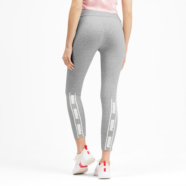 Amplified Women's Leggings, Light Gray Heather, extralarge