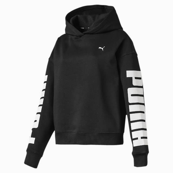 Rebel Women's Hoodie, Puma Black, extralarge