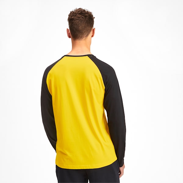 Modern Sports Men's Long Sleeve Tee, Sulphur, extralarge