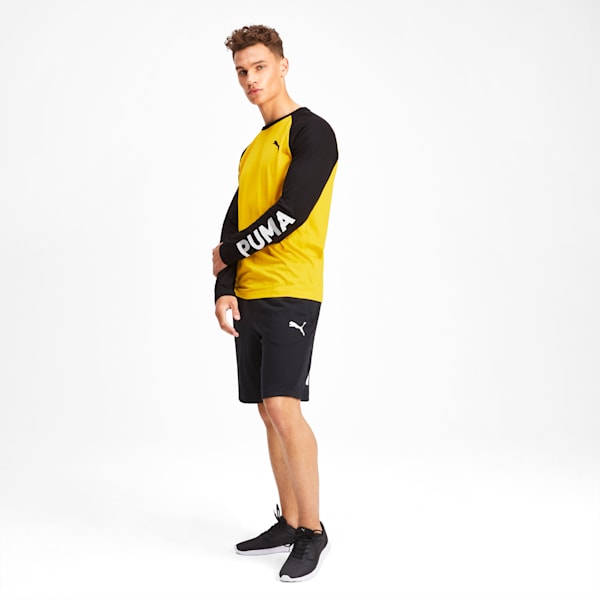 Modern Sports Men's Long Sleeve Tee, Sulphur, extralarge